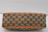 Authentic GUCCI Abbey Shoulder Hand Bag GG Canvas Leather 130939 Brown 2630E