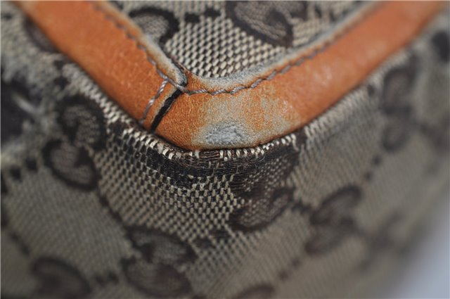 Authentic GUCCI Abbey Shoulder Hand Bag GG Canvas Leather 130939 Brown 2630E