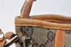 Authentic GUCCI Abbey Shoulder Hand Bag GG Canvas Leather 130939 Brown 2630E