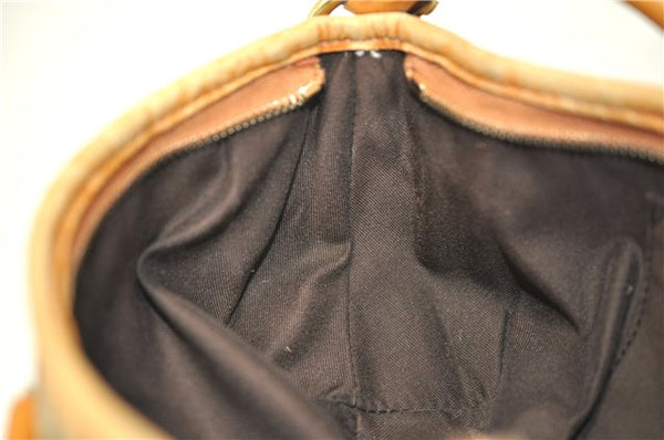 Authentic GUCCI Abbey Shoulder Hand Bag GG Canvas Leather 130939 Brown 2630E