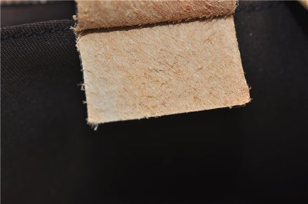 Authentic GUCCI Abbey Shoulder Hand Bag GG Canvas Leather 130939 Brown 2630E