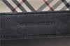 Authentic BURBERRY Vintage Nova Check Hand Boston Bag Nylon Brown Beige 2630F