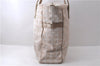 Authentic CHANEL New Travel Line Shoulder Tote Bag Nylon Leather Beige 2632D