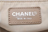 Authentic CHANEL New Travel Line Shoulder Tote Bag Nylon Leather Beige 2632D