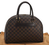 Authentic Louis Vuitton Damier Nolita Hand Boston Bag N41455 LV 2633F