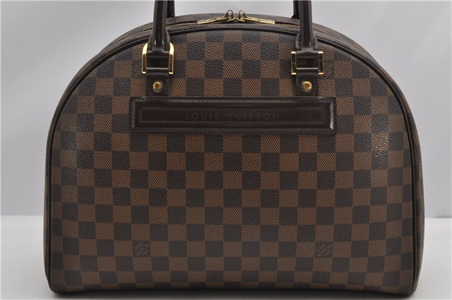 Authentic Louis Vuitton Damier Nolita Hand Boston Bag N41455 LV 2633F