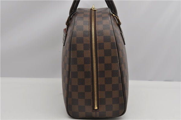 Authentic Louis Vuitton Damier Nolita Hand Boston Bag N41455 LV 2633F