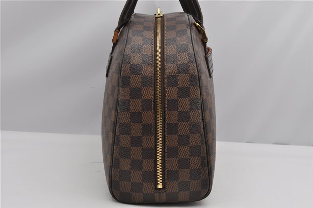 Authentic Louis Vuitton Damier Nolita Hand Boston Bag N41455 LV 2633F
