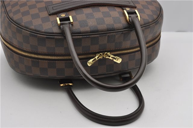 Authentic Louis Vuitton Damier Nolita Hand Boston Bag N41455 LV 2633F