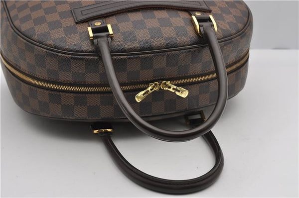 Authentic Louis Vuitton Damier Nolita Hand Boston Bag N41455 LV 2633F