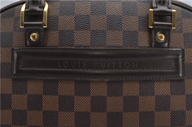 Authentic Louis Vuitton Damier Nolita Hand Boston Bag N41455 LV 2633F