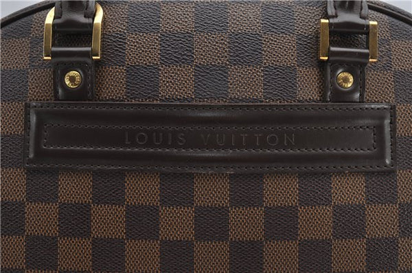 Authentic Louis Vuitton Damier Nolita Hand Boston Bag N41455 LV 2633F