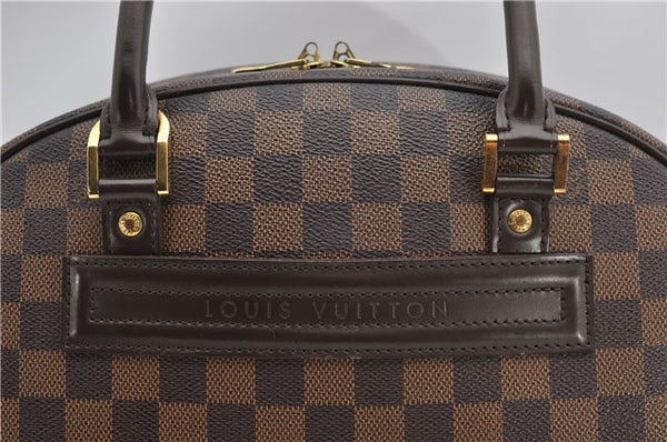 Authentic Louis Vuitton Damier Nolita Hand Boston Bag N41455 LV 2633F