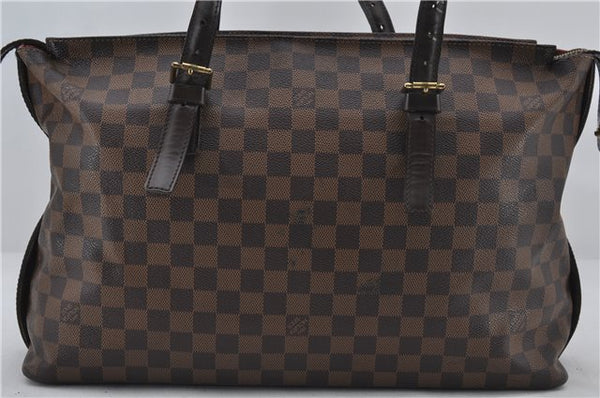 Authentic Louis Vuitton Damier Chelsea Shoulder Tote Bag N51119 LV 2634E
