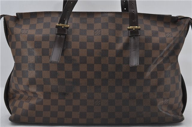 Authentic Louis Vuitton Damier Chelsea Shoulder Tote Bag N51119 LV 2634E