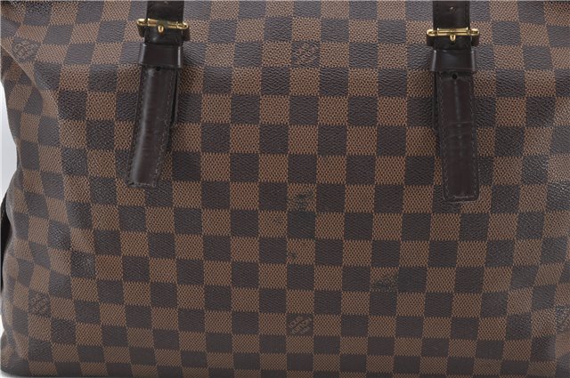 Authentic Louis Vuitton Damier Chelsea Shoulder Tote Bag N51119 LV 2634E