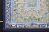 Authentic HERMES Carre 90 Scarf "EARLY AMERICA" Silk Blue 2635D