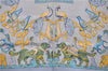 Authentic HERMES Carre 90 Scarf "EARLY AMERICA" Silk Blue 2635D