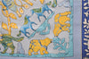 Authentic HERMES Carre 90 Scarf "EARLY AMERICA" Silk Blue 2635D