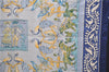 Authentic HERMES Carre 90 Scarf "EARLY AMERICA" Silk Blue 2635D