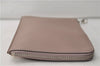 Authentic Louis Vuitton Pochette Jules PM Leather Clutch Bag R99760 Beige 2635E