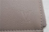 Authentic Louis Vuitton Pochette Jules PM Leather Clutch Bag R99760 Beige 2635E