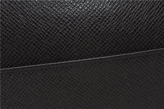 Authentic Louis Vuitton Taiga Selenga Clutch Hand Bag Black M30782 LV 2635F