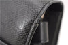 Authentic Louis Vuitton Taiga Selenga Clutch Hand Bag Black M30782 LV 2635F