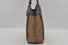 Authentic Christian Dior Trotter Street Chic Tote Bag Canvas Leather Brown 2635I