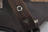 Authentic Christian Dior Trotter Street Chic Tote Bag Canvas Leather Brown 2635I