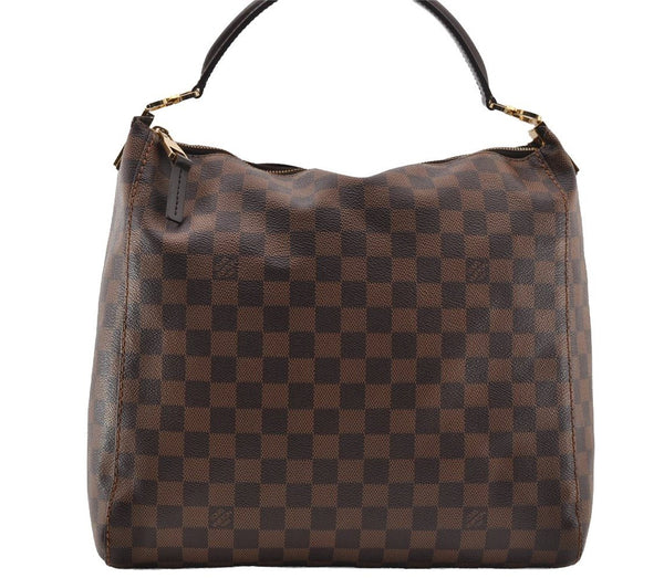 Authentic Louis Vuitton Damier Portobello PM Shoulder Hand Bag N41184 LV 2636I