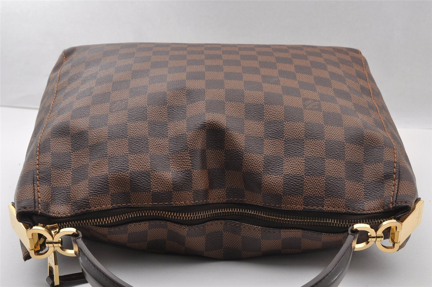 Authentic Louis Vuitton Damier Portobello PM Shoulder Hand Bag N41184 LV 2636I