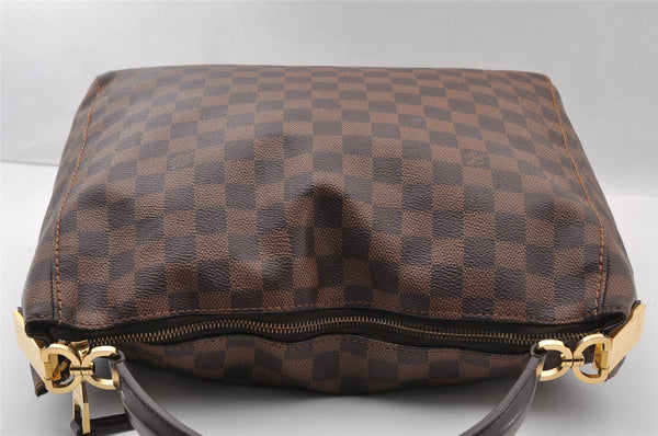 Authentic Louis Vuitton Damier Portobello PM Shoulder Hand Bag N41184 LV 2636I