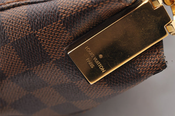 Authentic Louis Vuitton Damier Portobello PM Shoulder Hand Bag N41184 LV 2636I