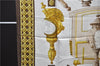 Authentic HERMES Carre 90 Scarf "FEUX DE ROUTE" Silk Brown 2637D
