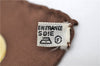 Authentic HERMES Carre 90 Scarf "FEUX DE ROUTE" Silk Brown 2637D