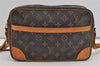 Authentic Louis Vuitton Monogram Trocadero 27 Shoulder Cross Bag M51274 LV 2637I