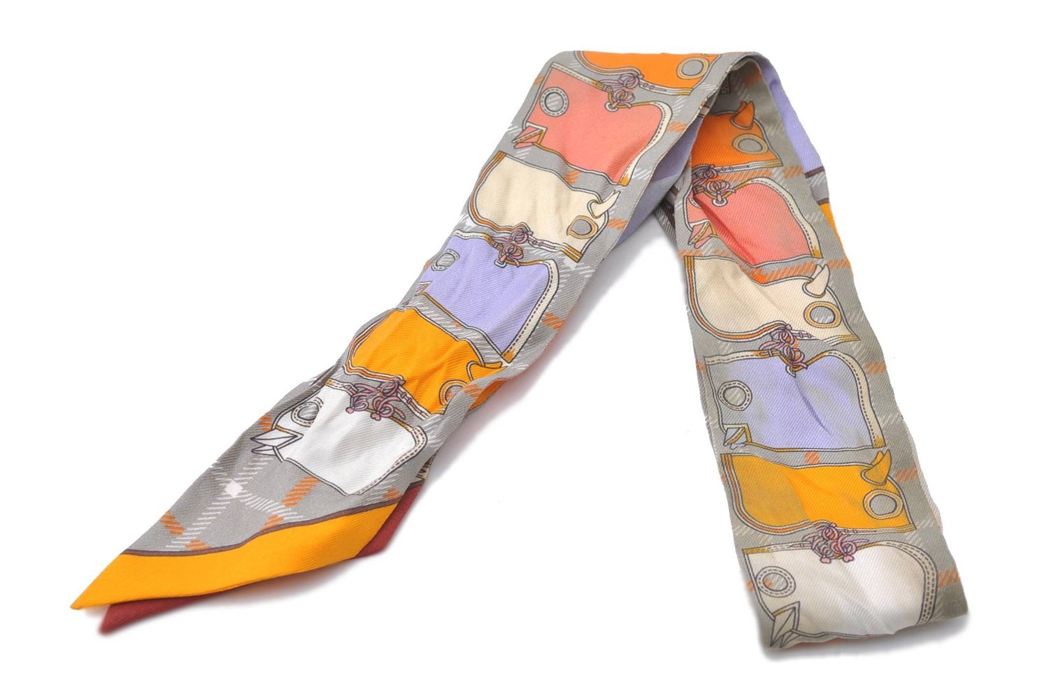 Authentic HERMES Twilly Scarf 