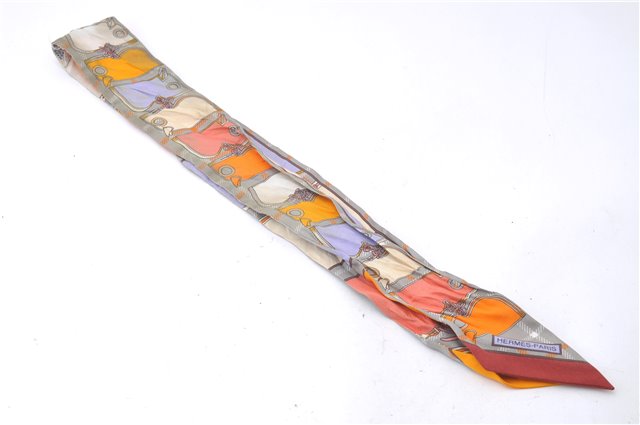 Authentic HERMES Twilly Scarf 