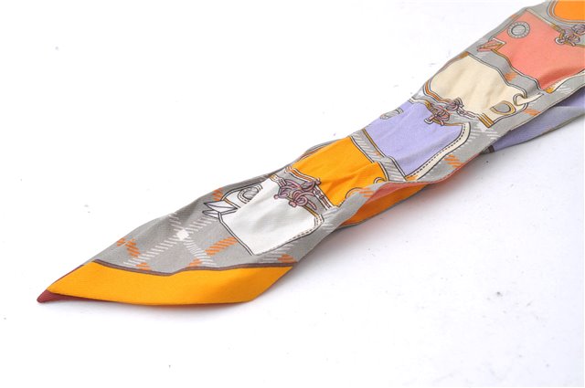 Authentic HERMES Twilly Scarf 