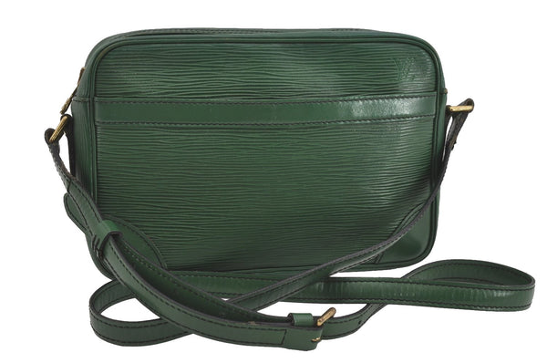 Auth Louis Vuitton Epi Trocadero 24 Shoulder Cross Bag Green M52314 LV 2638I