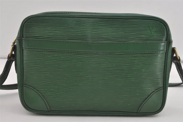Auth Louis Vuitton Epi Trocadero 24 Shoulder Cross Bag Green M52314 LV 2638I