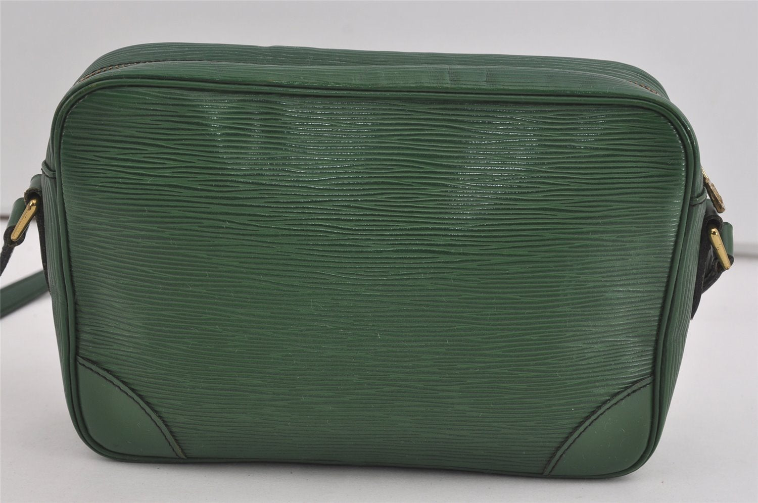 Auth Louis Vuitton Epi Trocadero 24 Shoulder Cross Bag Green M52314 LV 2638I