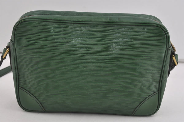Auth Louis Vuitton Epi Trocadero 24 Shoulder Cross Bag Green M52314 LV 2638I
