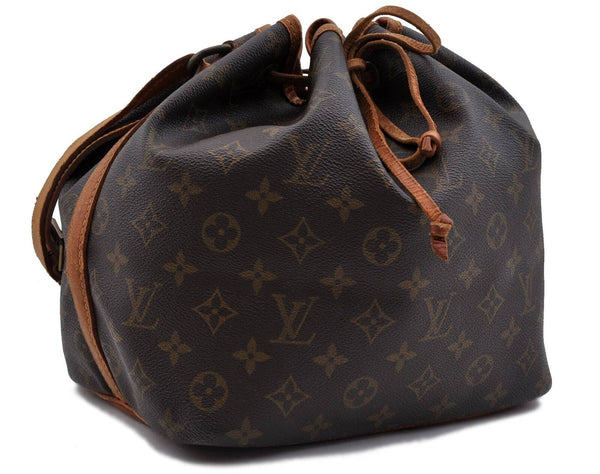 Authentic Louis Vuitton Monogram Petit Noe Shoulder Bag M42226 LV 2639C