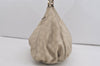 Authentic GUCCI Guccissima Abbey Shoulder Bag GG Leather 189833 White 2639I