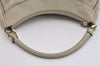 Authentic GUCCI Guccissima Abbey Shoulder Bag GG Leather 189833 White 2639I