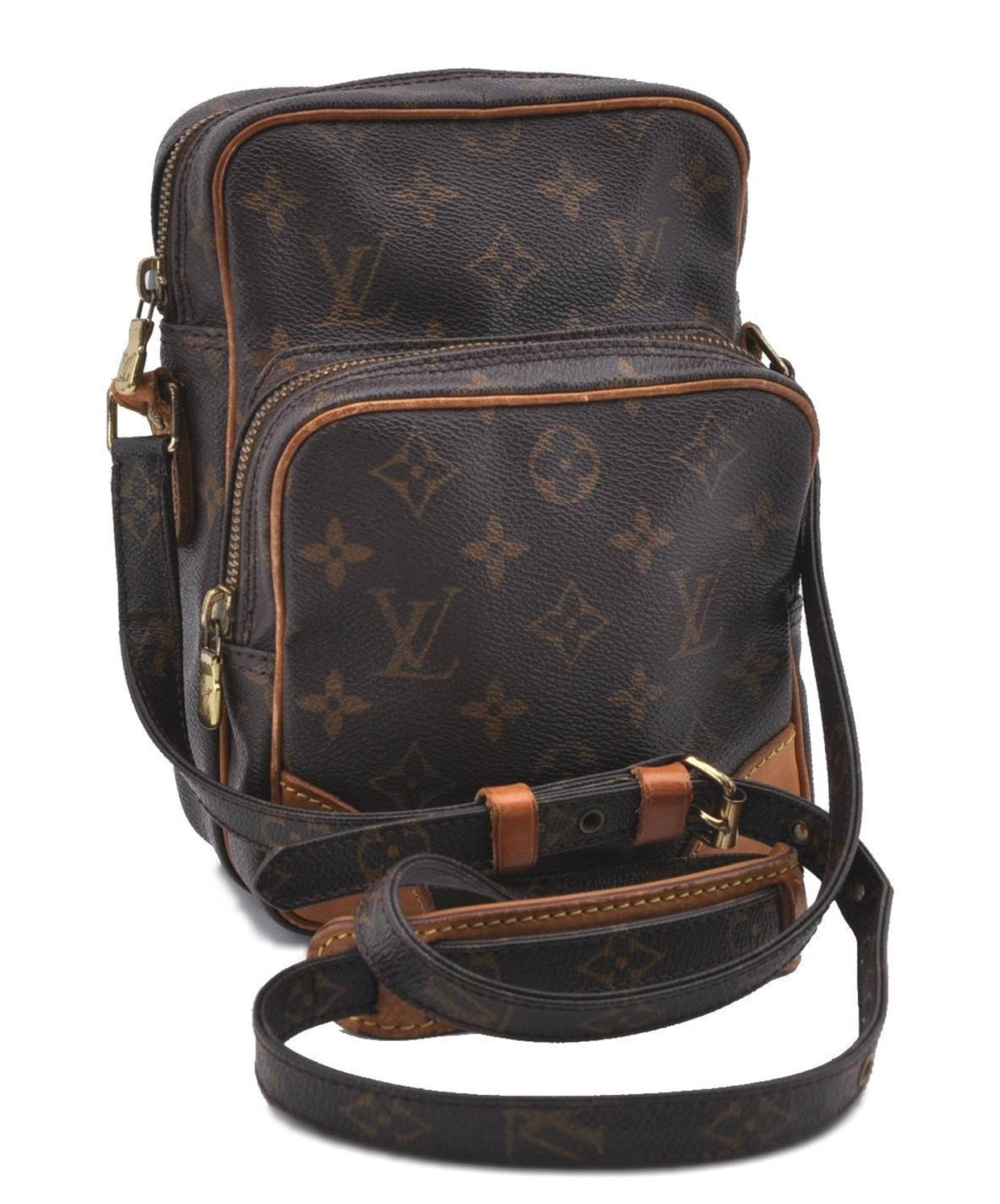 Authentic Louis Vuitton Monogram Amazone Shoulder Cross Body Bag M45236 LV 2640D