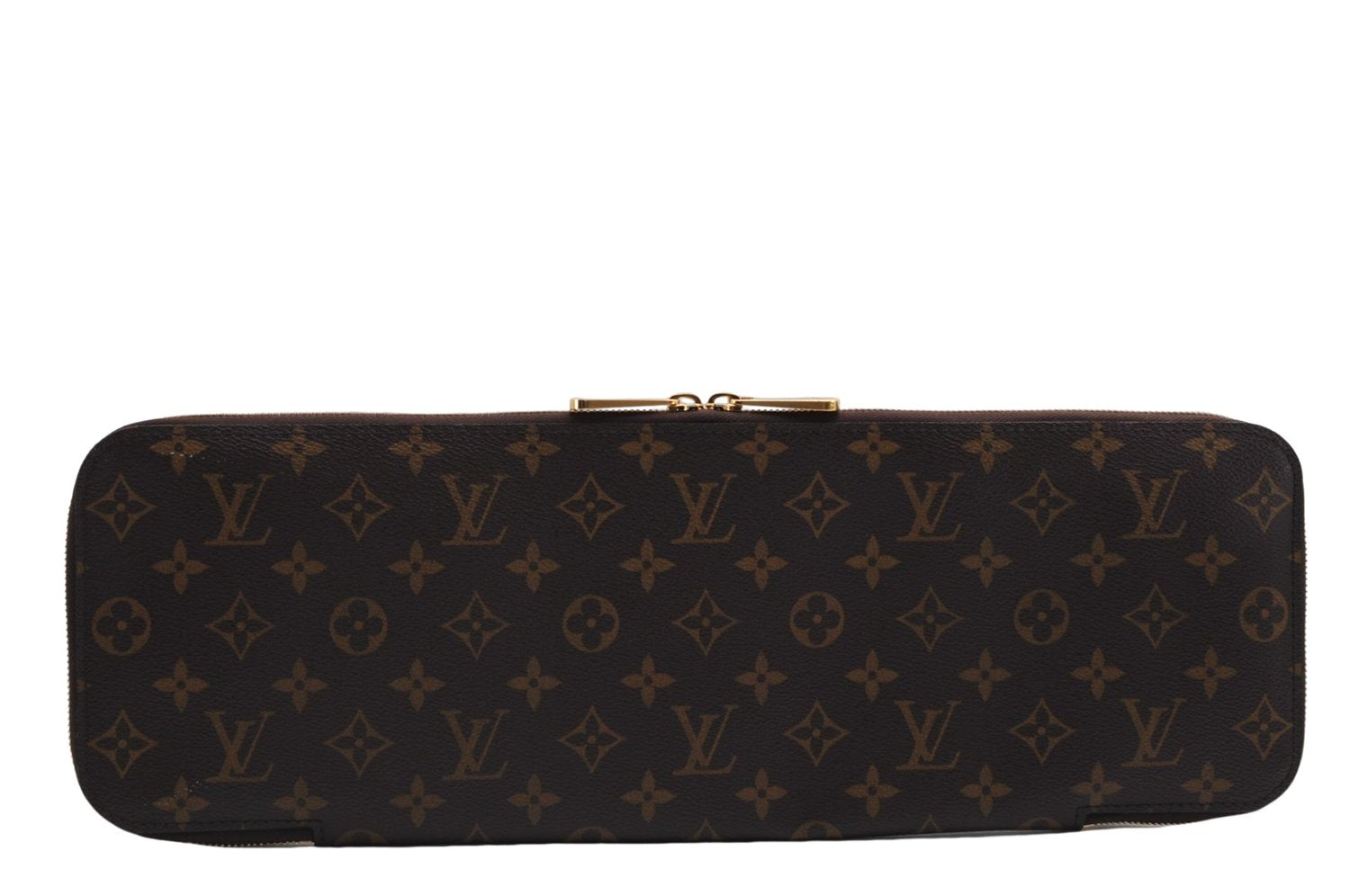 Authentic Louis Vuitton Monogram Etui 5 Cravat Tie Case M47535 LV 2640E
