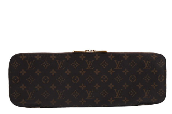 Authentic Louis Vuitton Monogram Etui 5 Cravat Tie Case M47535 LV 2640E